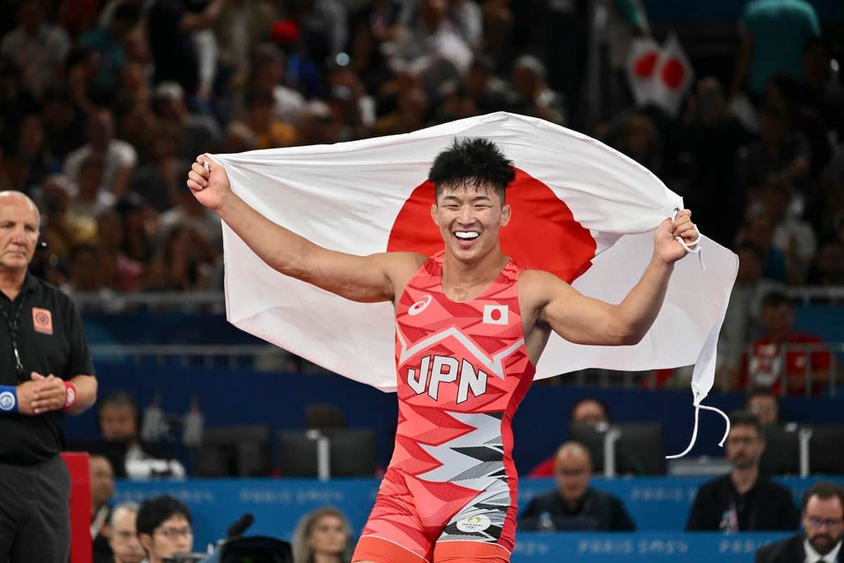 レスリング日下尚、名前の由来は「高橋尚子」だった　金メダル片手に悲願の初対面「最高に楽しい...」名言もオマージュ