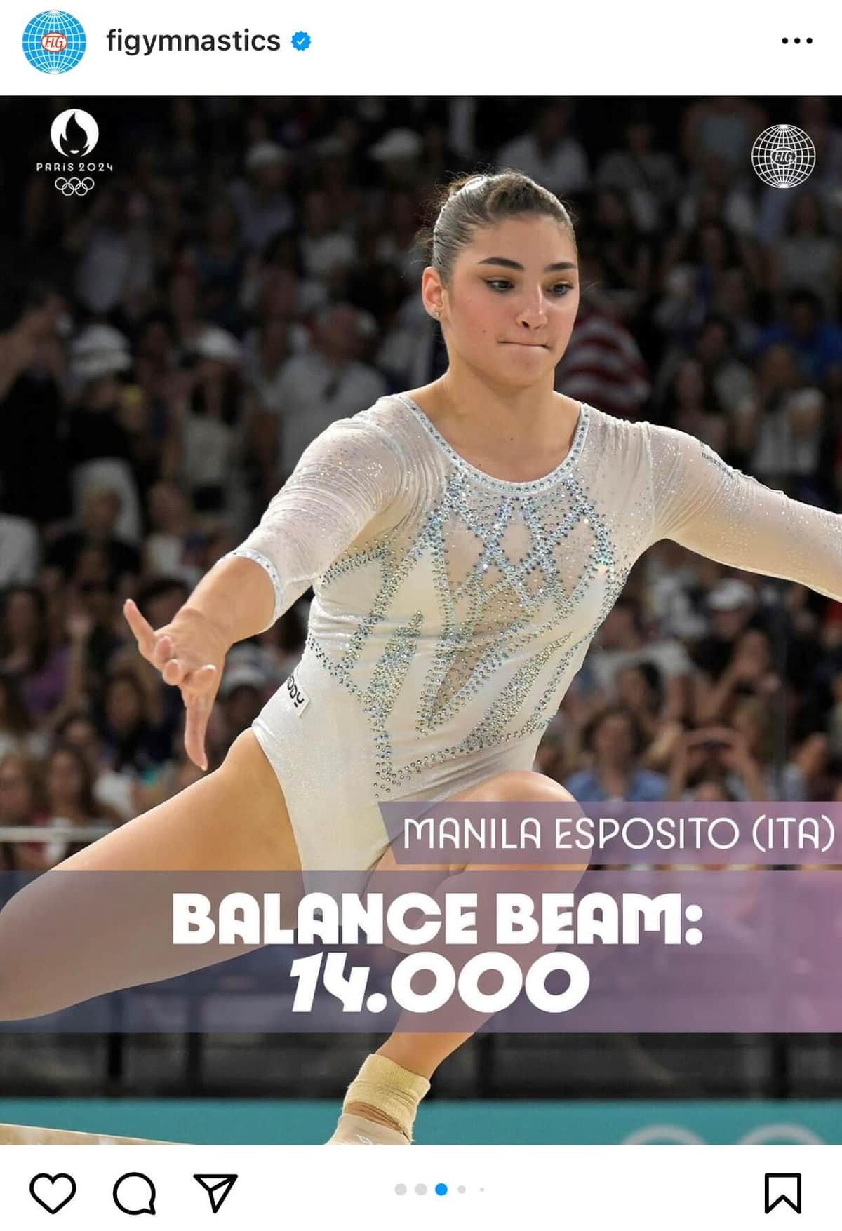 銅メダルのエスポジト（FIGインスタグラムより）