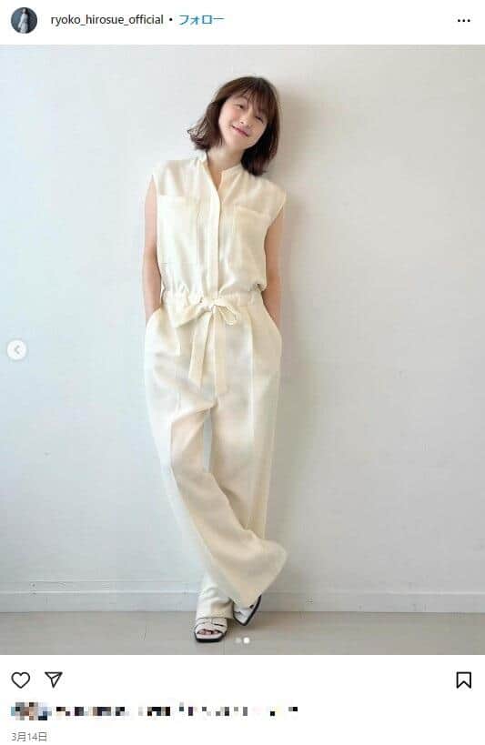 広末涼子さんのインスタグラム（＠ryoko_hirosue_official）より