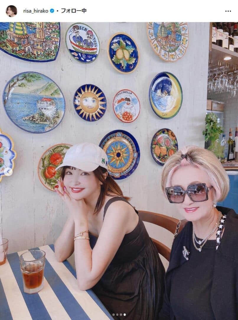 平子理沙さんのインスタグラム（＠risa_hirako）より
