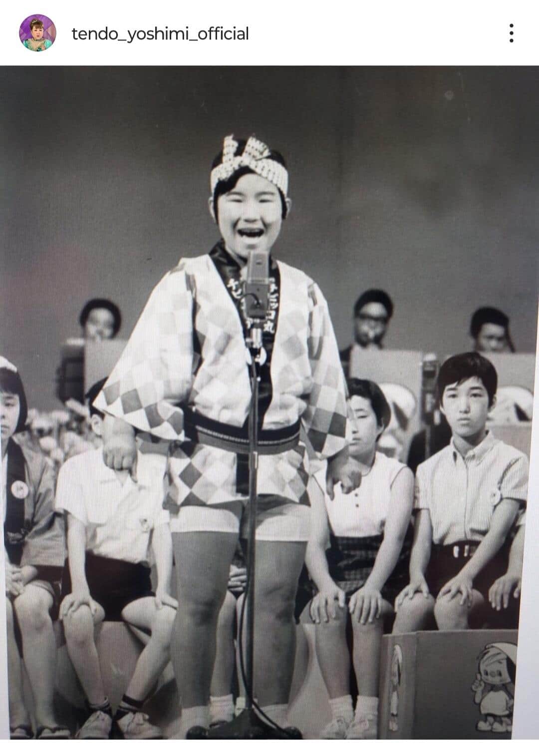 天童よしみさんのインスタグラム（＠tendo_yoshimi_official）より