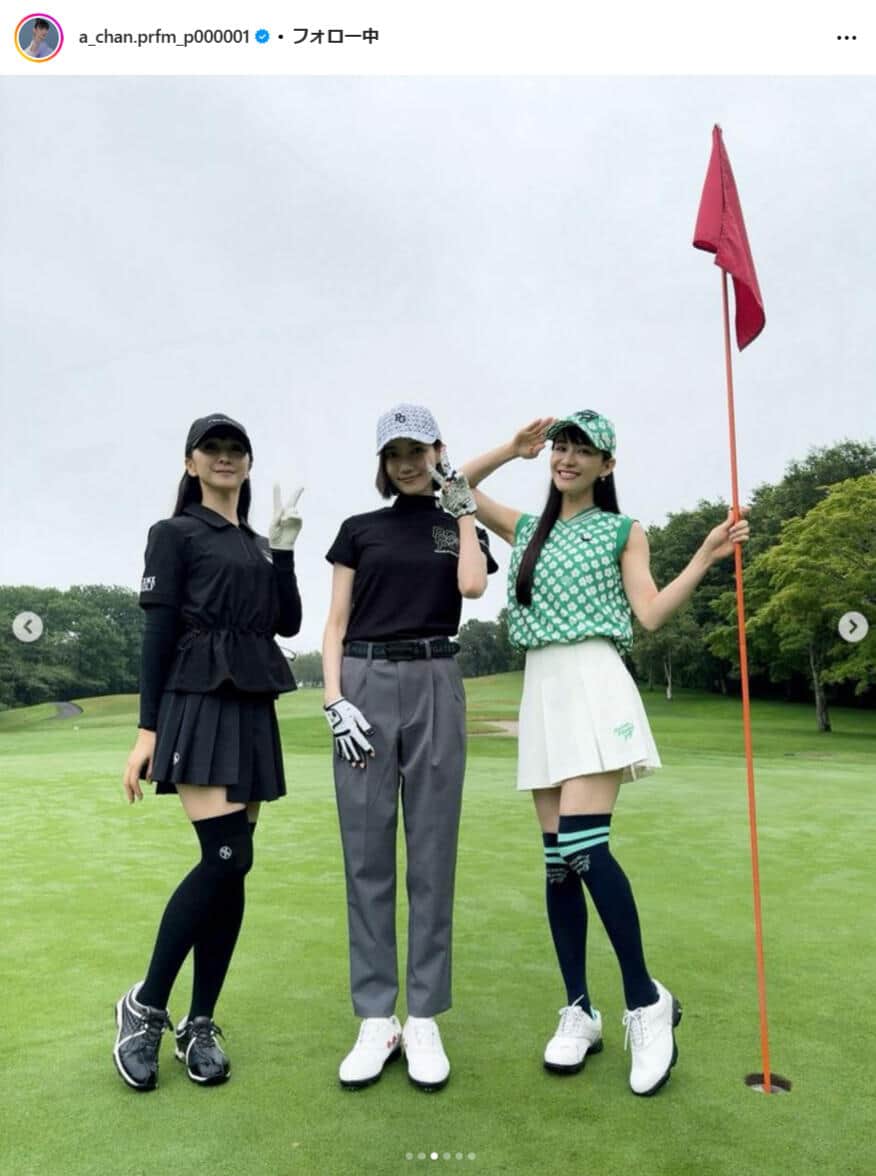 西脇綾香さんのインスタグラム（＠a_chan.prfm_p000001）より