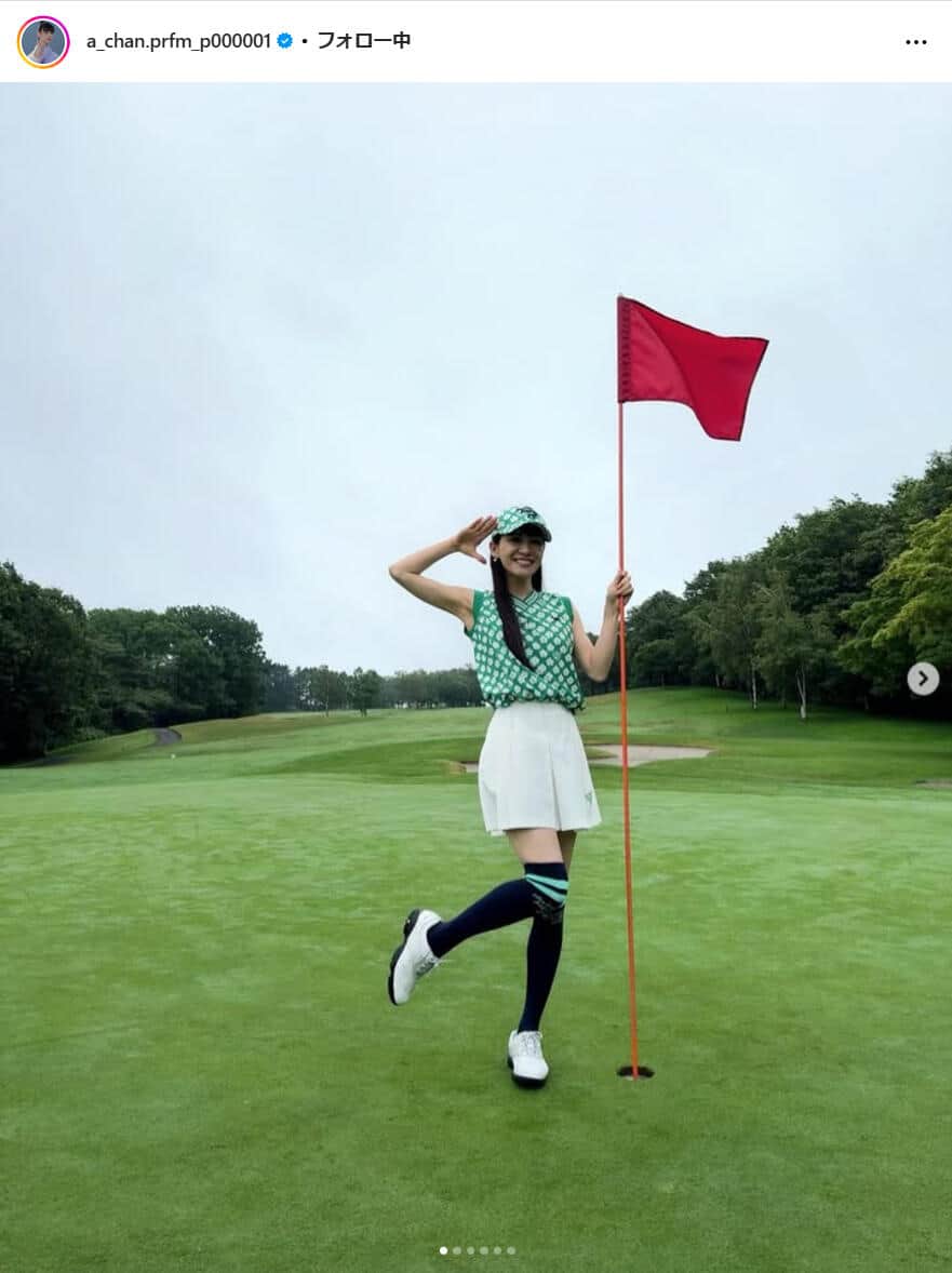 西脇綾香さんのインスタグラム（＠a_chan.prfm_p000001）より