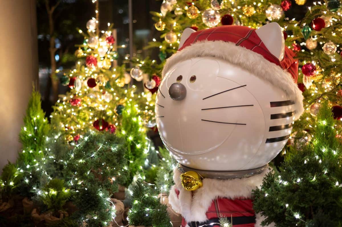 クリスマス仕様のトラのもん（写真提供：森ビル）