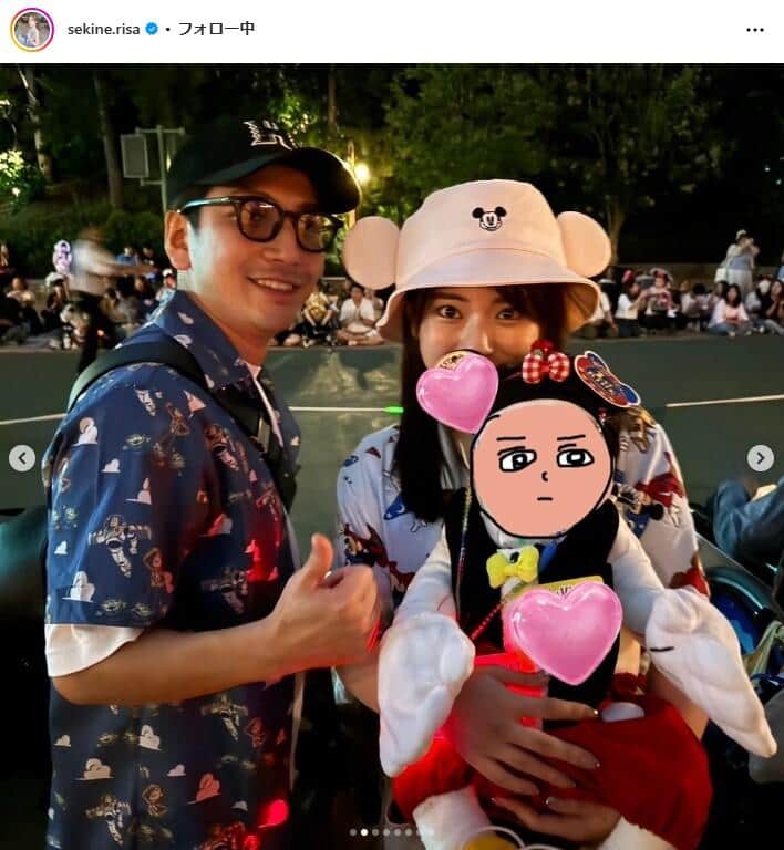 関根りささんのインスタグラム（＠sekine.risa）より