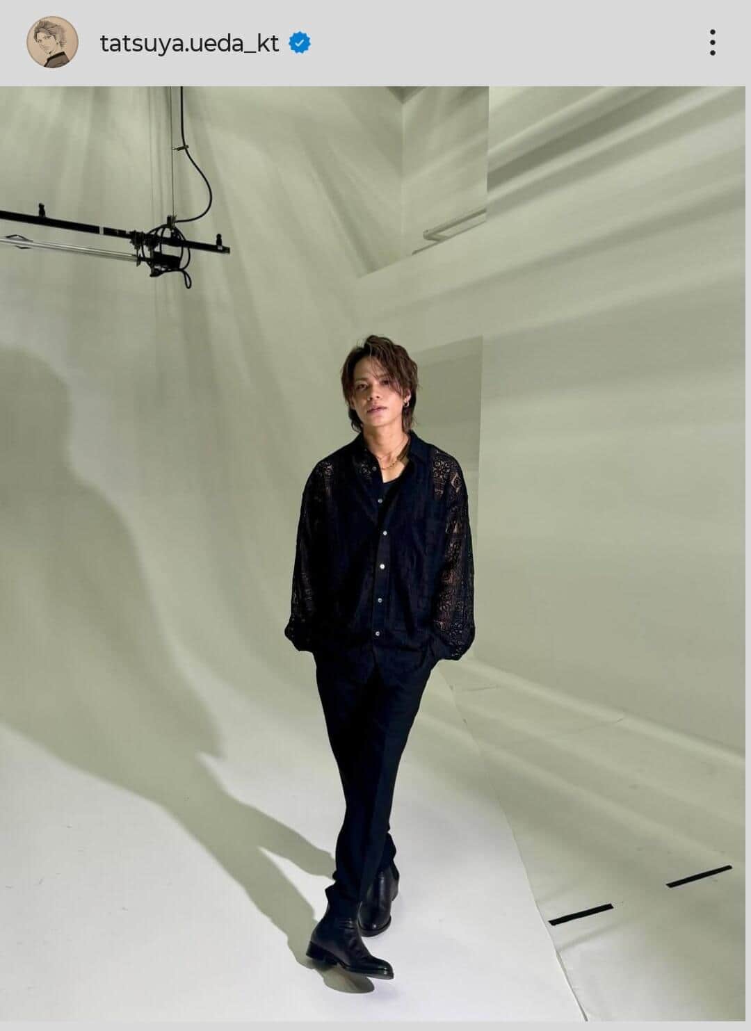上田竜也さんのインスタグラム（＠tatsuya.ueda_kt）より