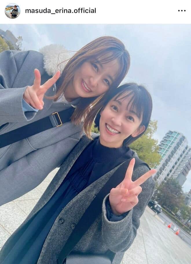 枡田絵理奈さんのインスタグラム（＠masuda_erina.official）より