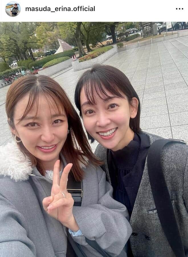 枡田絵理奈さんのインスタグラム（＠masuda_erina.official）より