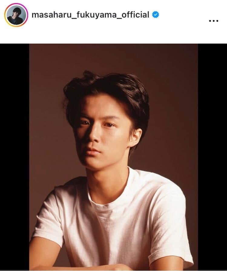 福山雅治さんのインスタグラム（＠masaharu_fukuyama_official）より