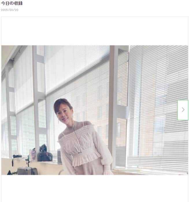 高橋真麻さんのブログより