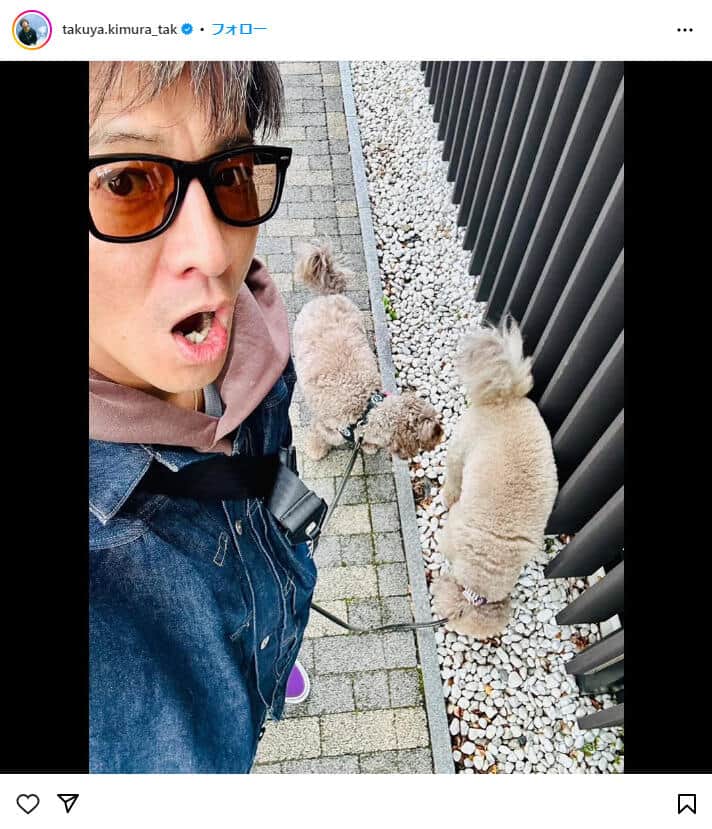 木村拓哉さんのインスタグラム（＠takuya.kimura_tak）より