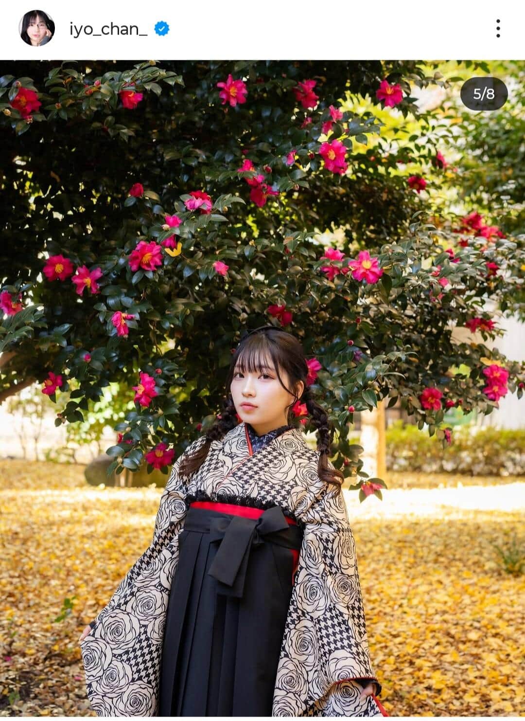 いよちゃんのインスタグラム（＠iyo_chan_）より