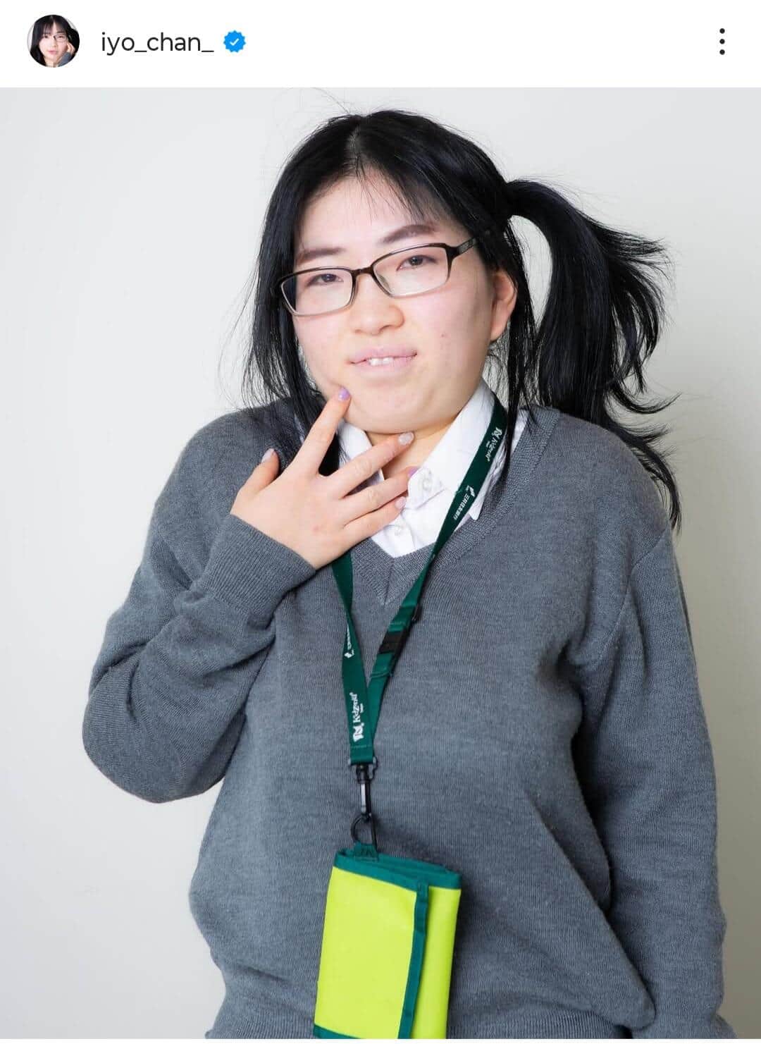 「吉田いをん」のキャラクターも人気。いよちゃんのインスタグラム（＠iyo_chan_）より