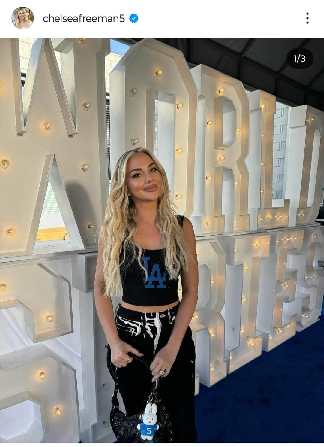 チェルシー・フリーマンさんのインスタグラム（＠chelseafreeman5）より