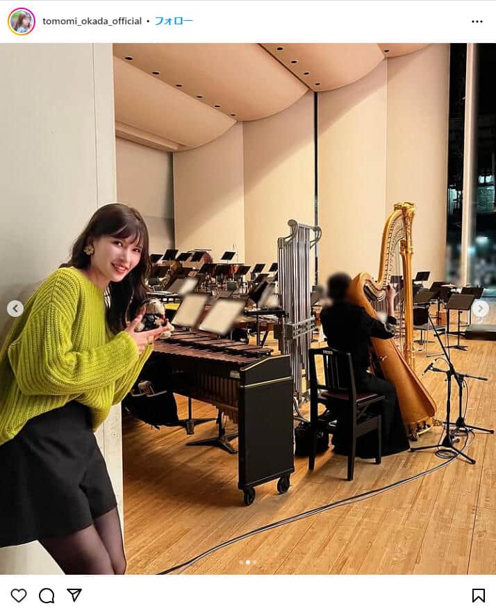 岡田朋峰さんのインスタグラム（＠tomomi_okada_official）より
