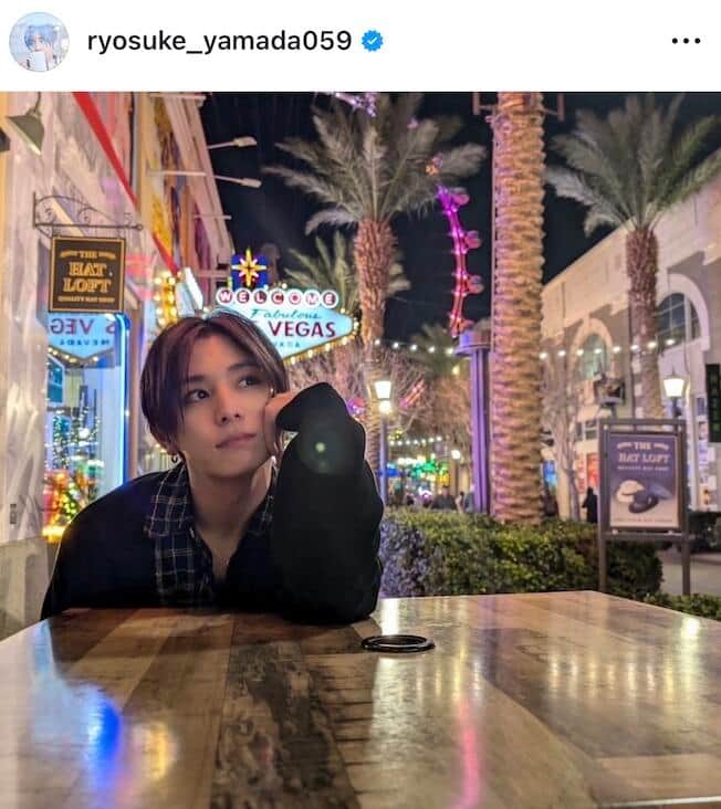 山田涼介さんのインスタグラム（＠ryosuke_yamada059）より
