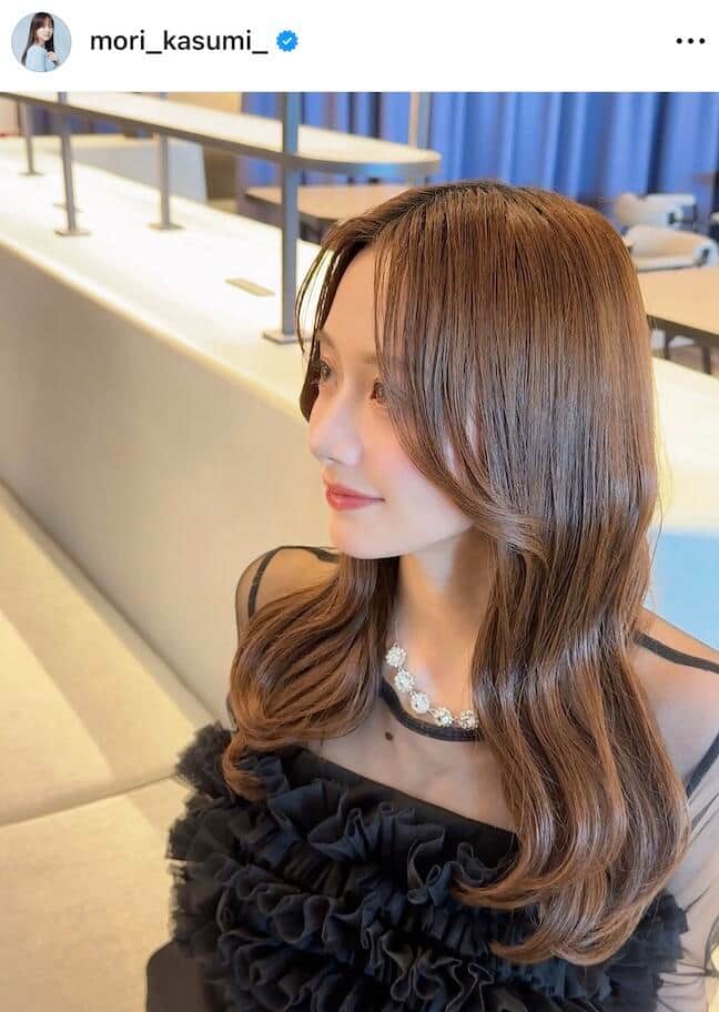 森香澄さんのインスタグラム（＠mori_kasumi_）より