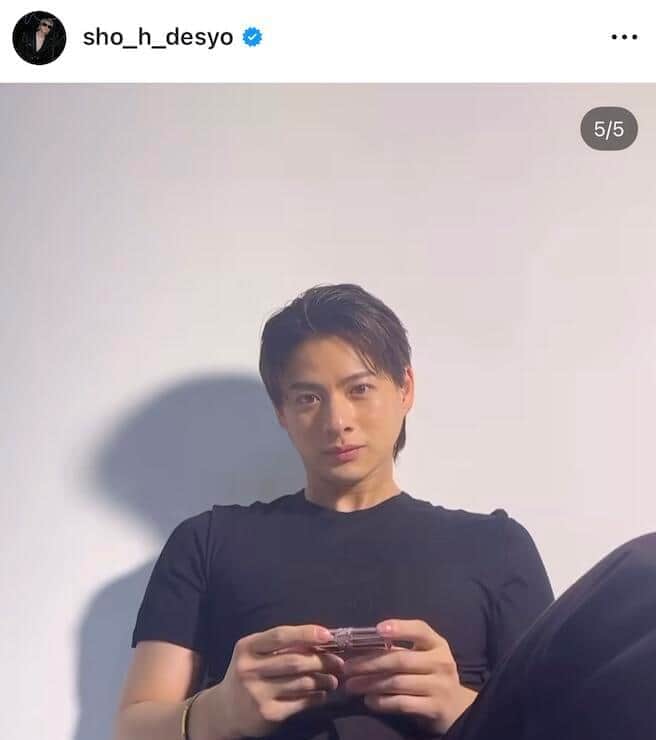 平野紫耀さんのインスタグラム（＠sho_h_desyo）より