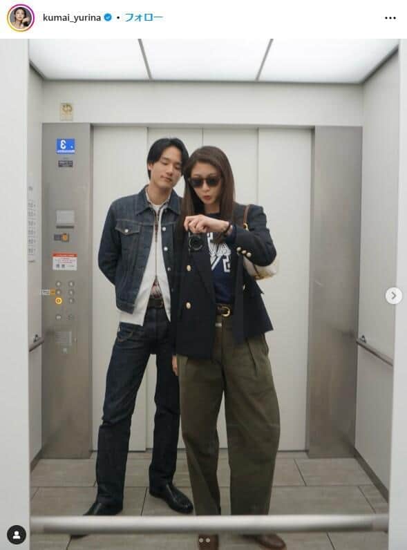 熊井友理奈さんのインスタグラム（＠kumai_yurina）より