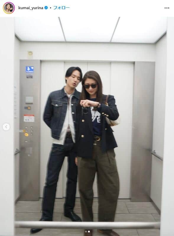 熊井友理奈さんのインスタグラム（＠kumai_yurina）より
