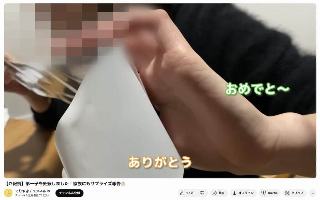 「てりやきチャンネル」のYouTubeチャンネルより