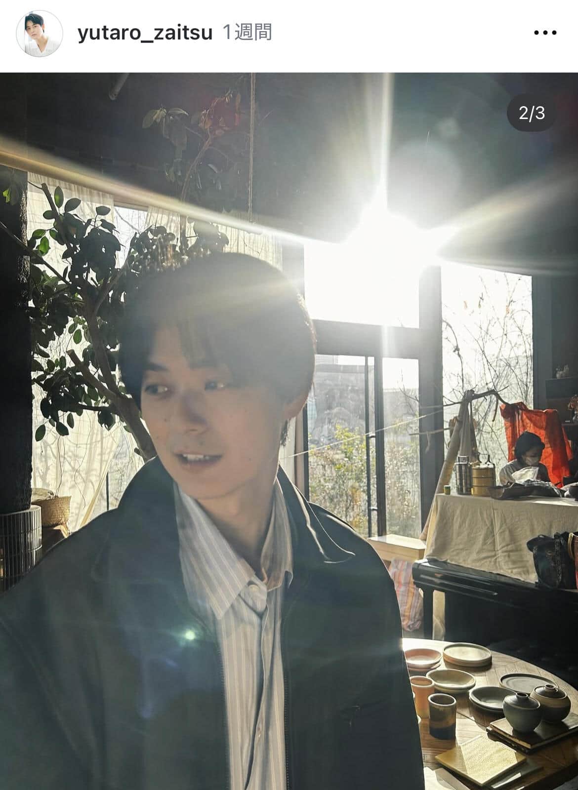 財津優太郎さんのインスタグラム（＠yutaro_zaitsu）より