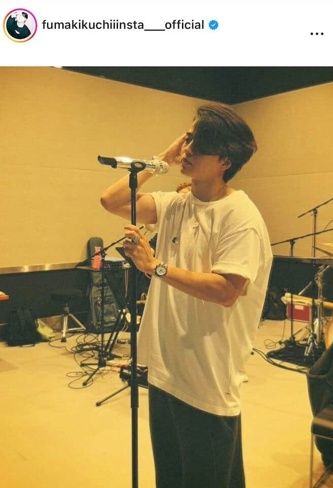 菊池風磨さんのインスタグラム（＠fumakikuchiiinsta___official）より