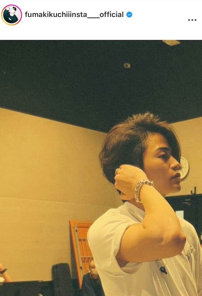 菊池風磨さんのインスタグラム（＠fumakikuchiiinsta___official）より