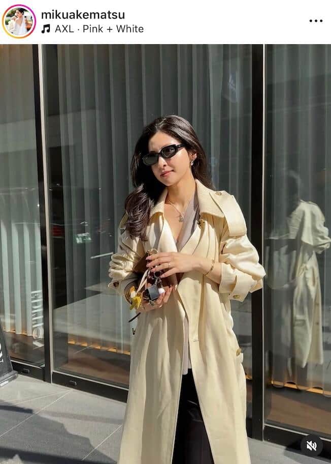 明松美玖さんのインスタグラム（＠mikuakematsu）より
