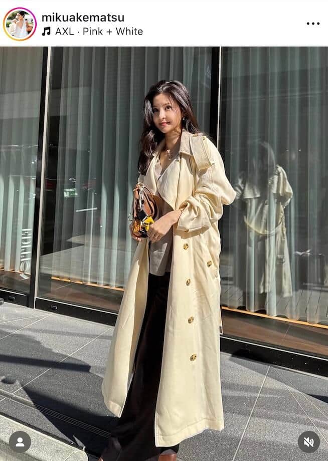 明松美玖さんのインスタグラム（＠mikuakematsu）より