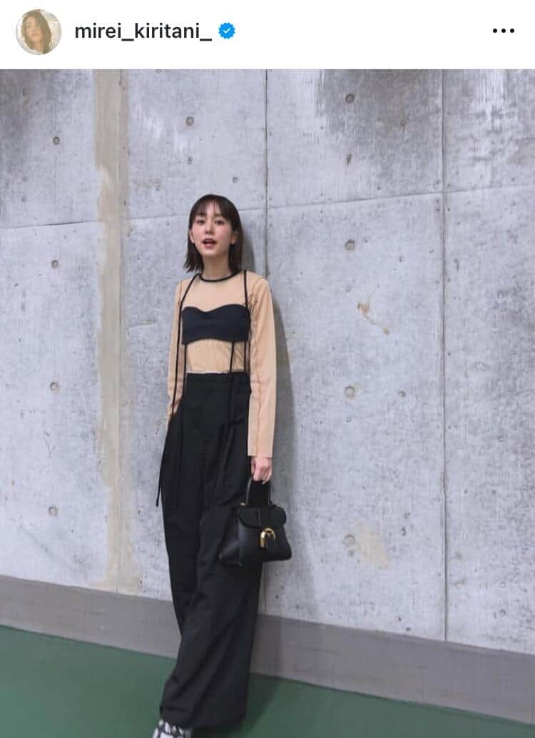 桐谷美玲さんのインスタグラム（＠mirei_kiritani_）より
