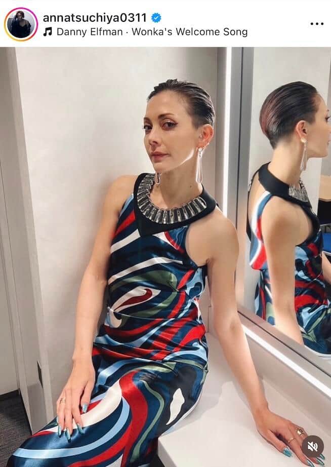 土屋アンナさんのインスタグラム（＠annatsuchiya0311）より