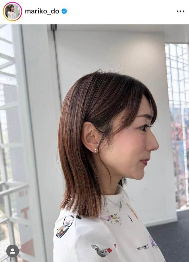 堂真理子さんのインスタグラム（＠mariko_do）より