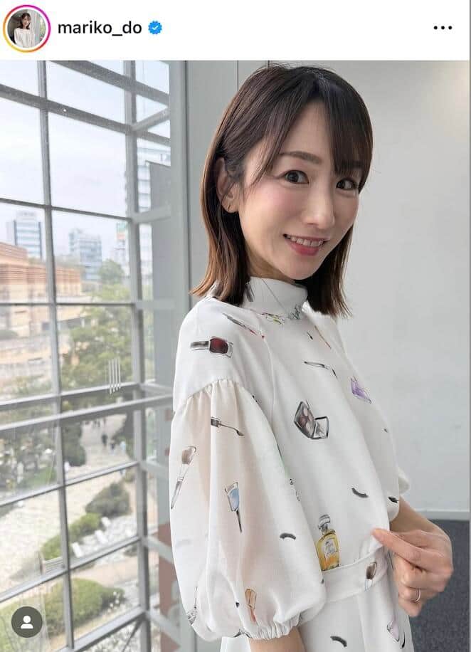 堂真理子さんのインスタグラム（＠mariko_do）より