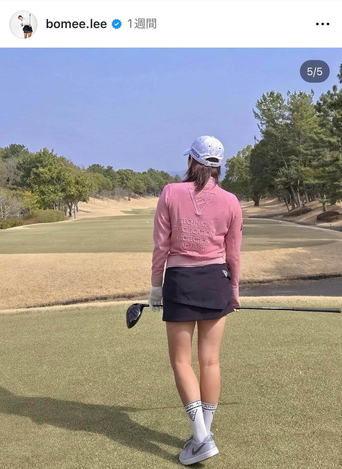 イ・ボミさんのインスタグラム（＠bomee.lee）より