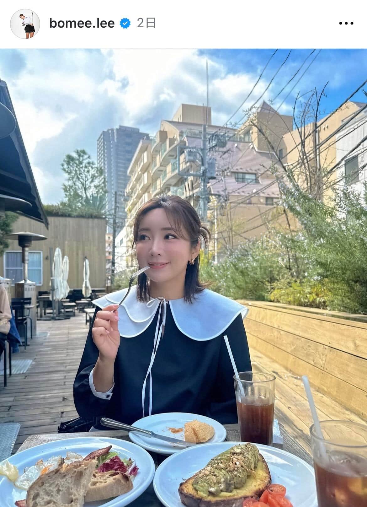 イ・ボミさんのインスタグラム（＠bomee.lee）より