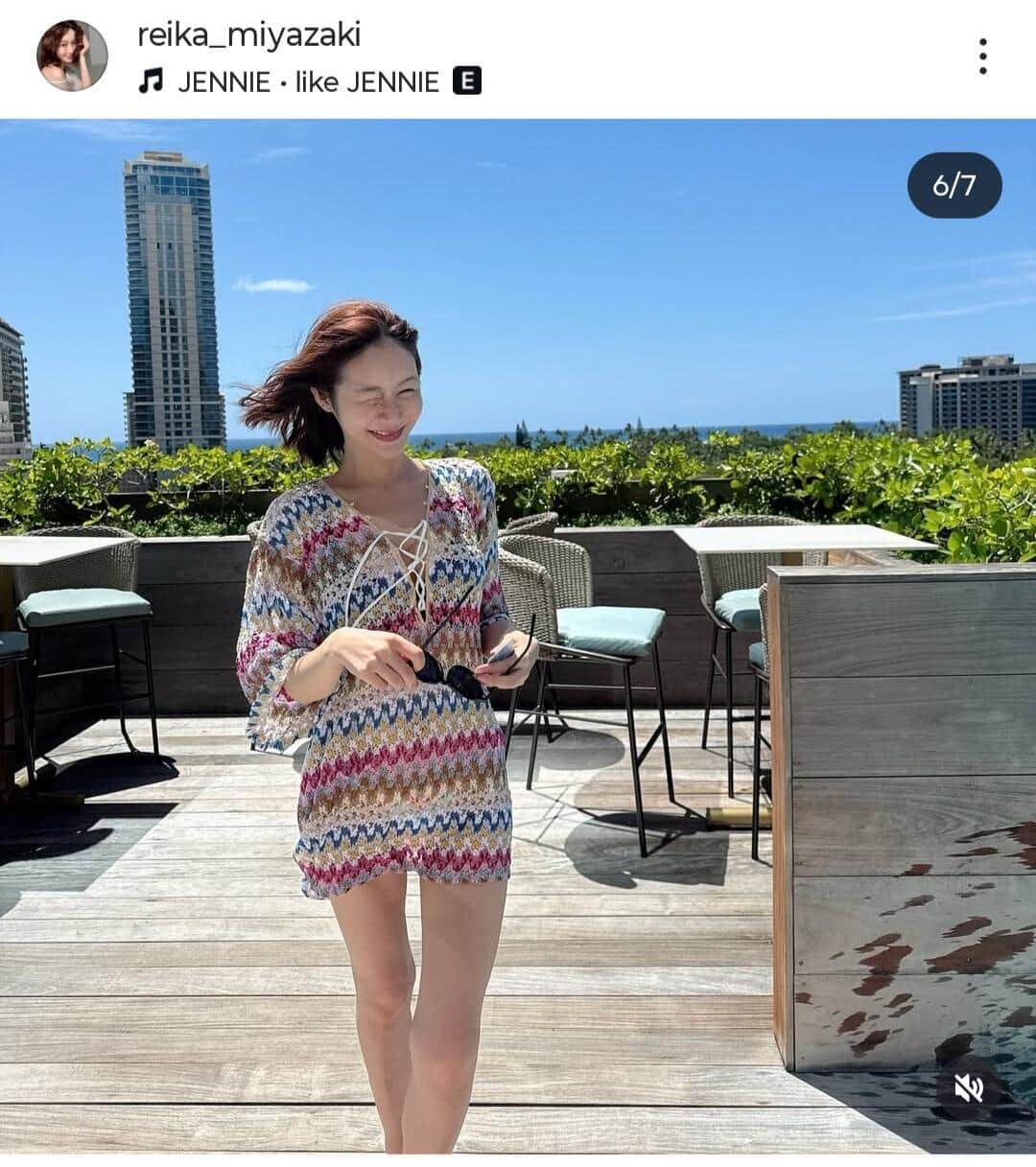 宮崎麗果さんのインスタグラム（＠reika_miyazaki）より