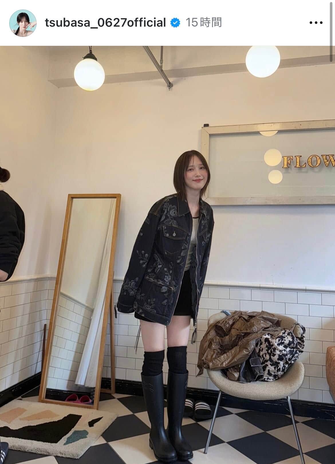 本田翼さんのインスタグラム（＠tsubasa_0627official）より