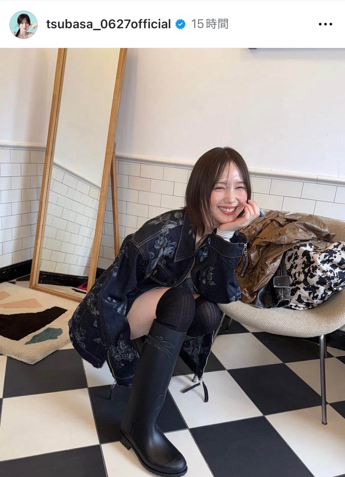 本田翼さんのインスタグラム（＠tsubasa_0627official）より