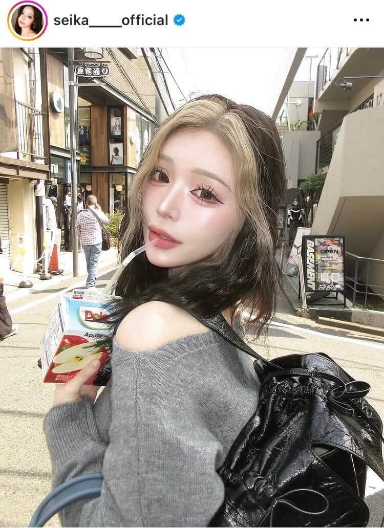 せいせい（田向星華）さんのインスタグラム（＠seika____official）より
