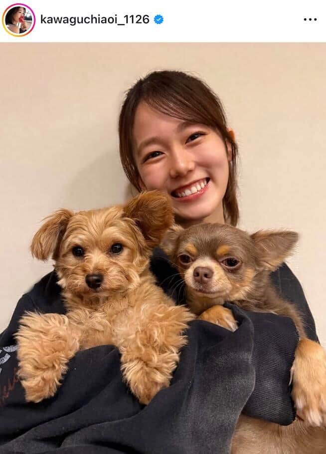 川口葵さんのインスタグラム（＠kawaguchiaoi_1126）より