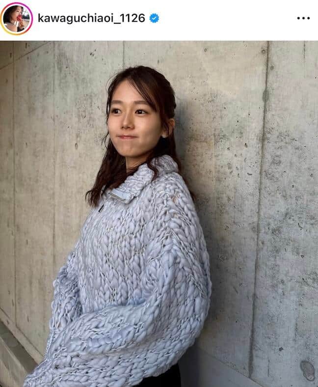 川口葵さんのインスタグラム（＠kawaguchiaoi_1126）より