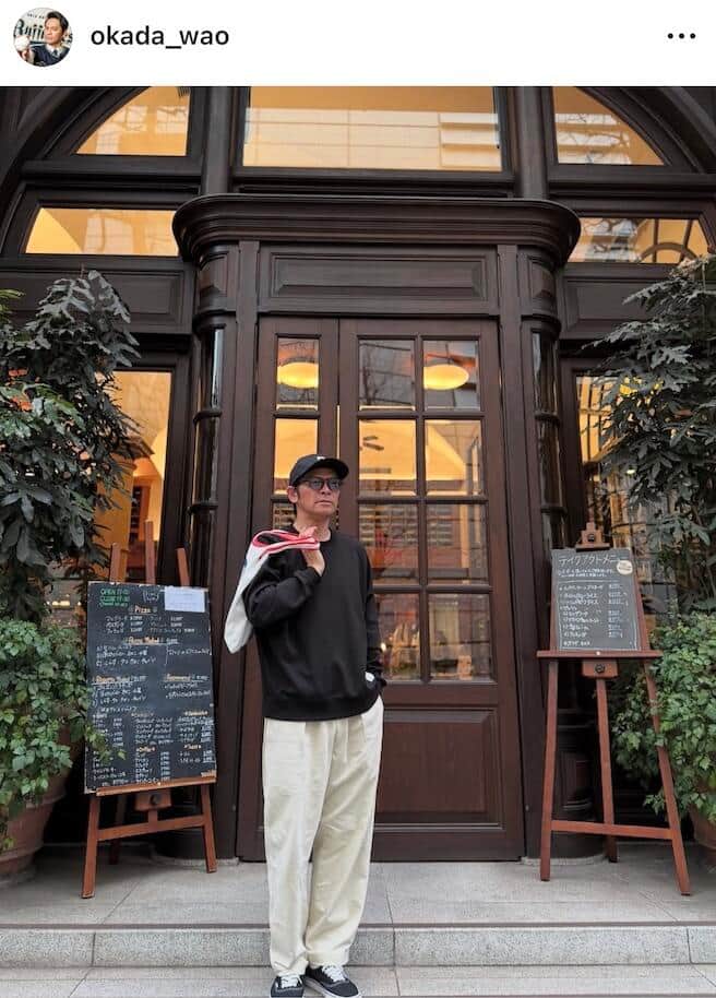 岡田圭右さんのインスタグラム（＠okada_wao）より