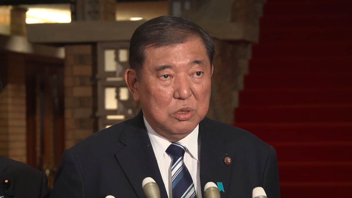 日米電話会談は奏功するのか。写真は会見後に説明する石破茂首相（写真は首相官邸ウェブサイトから）