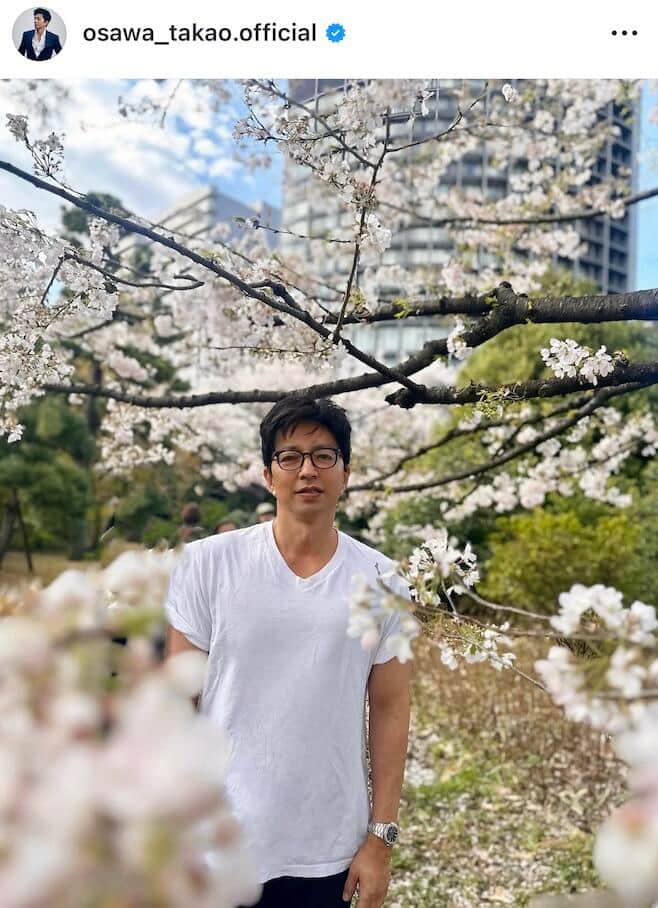 大沢たかおさんのインスタグラム（＠osawa_takao.official）より