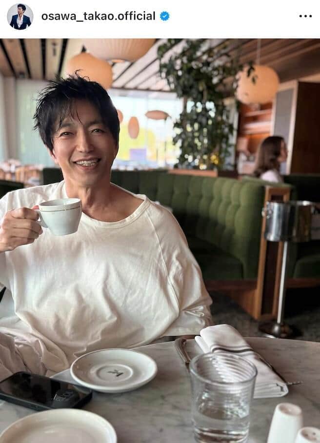 大沢たかおさんのインスタグラム（＠osawa_takao.official）より