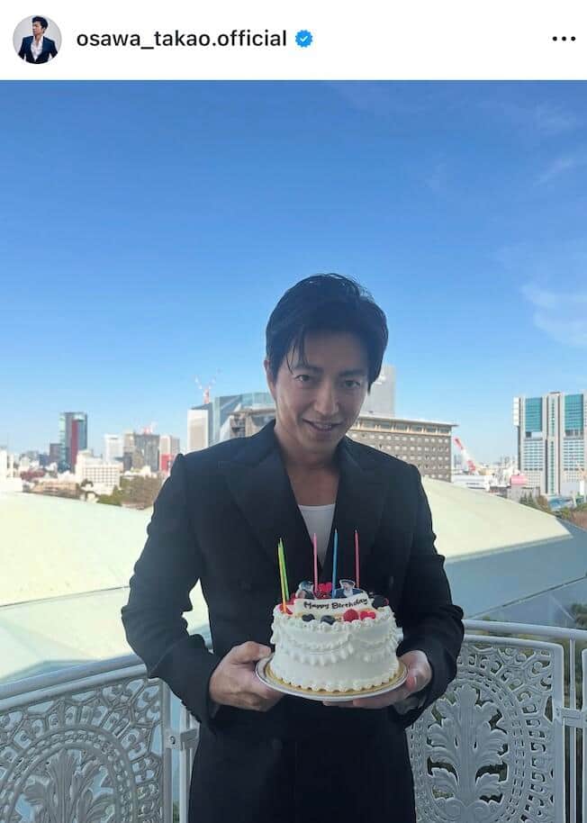 大沢たかおさんのインスタグラム（＠osawa_takao.official）より