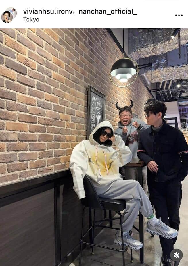 ビビアン・スーさんのインスタグラム（＠vivianhsu.ironv）より