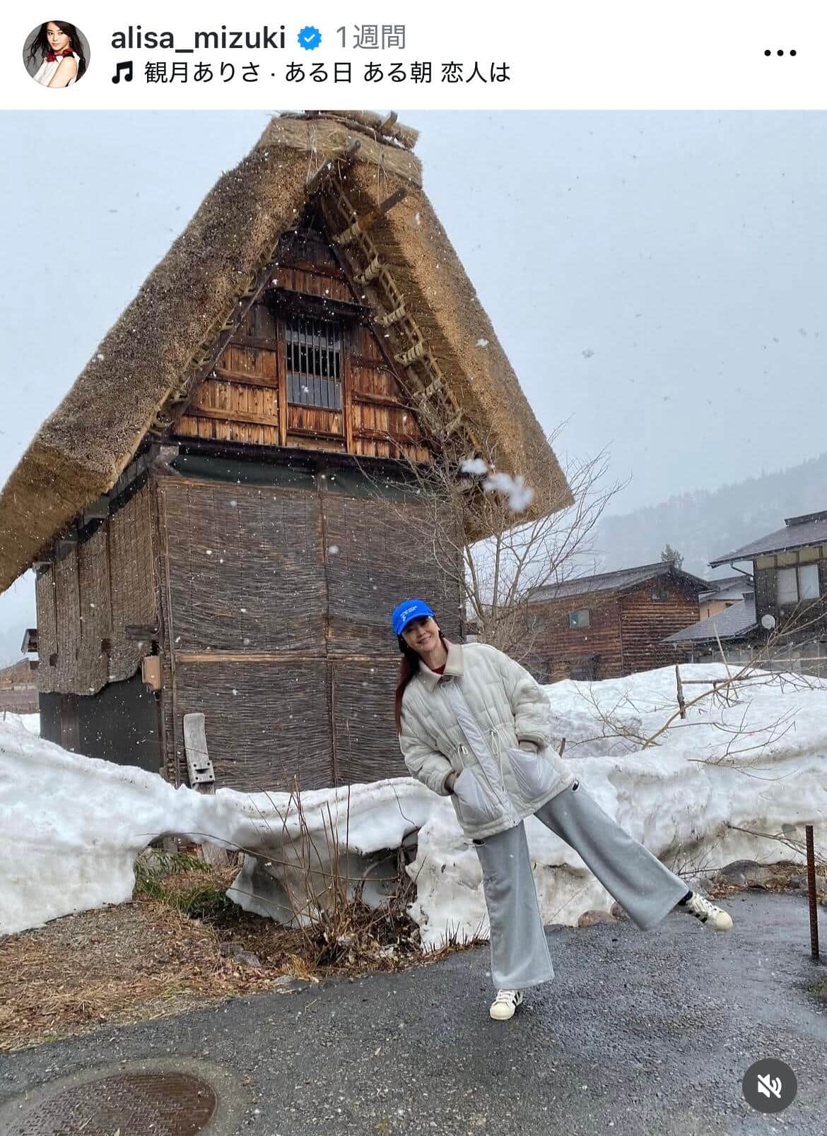 観月ありささんのインスタグラム（＠alisa_mizuki）より