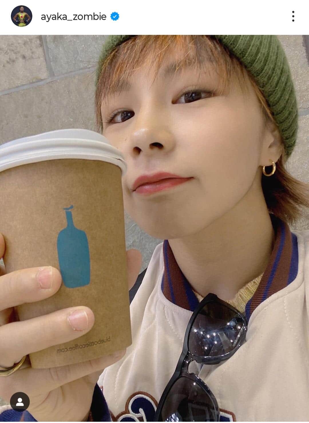 三浦彩佳さんのインスタグラム（＠ayaka_zombie）より